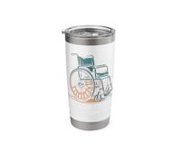 Stronger Than Yesterday Brighter Tomorrow Motivational Quote Stainless Steel Insulated Tumbler
