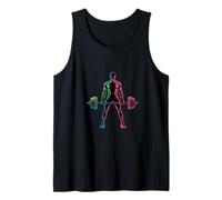 Stronger Than Yesterday Motivational Fitness Gym. Tank Top