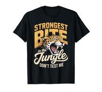 Strongest Bite in The Jungle Dont Test Me Leopard T-Shirt