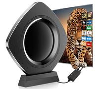 Strongest Indoor TV Antenna Up 2700+ Miles Range, 2025 Best Digital Antenna for Smart TV Outdoor, Amplified HDTV Antenna Local Channels with Amplifier Signal Booster 38ft Cable-Support 8K 4K 1080p