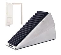 Strongest Large Door Stopper, Heavy Duty Door Stop Wedge Tall Door Stopper, Mobile Anti-Slip Rubber Door Stop, Adjustable Spring Loaded High Doorstop, for Bottom of Any Heavy Door