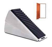 Strongest Large Door Stopper, Metal Heavy Duty Door Stop Wedge Tall Door Stopper, Anti-Slip Adjustable Spring Loaded Rubber Door Stop, Bottom of Door Stop, Stainless Steel High Doorstop Wedge