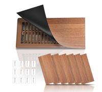 Strongest Magnetic Vent Covers, 30,5x10,2cm Heat/AC Vent Covers for Home Floor Standard Air Registers, Wall/Ceiling Floor Vent Cover Home and RV, HVAC (Air Vent Covers, Wood Grain, 6Pcs)