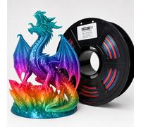 Stronghero3D PETG 3D Printer Filament 1.75mm,Multi Color,Translucent Rainbow Gem,1kg(2.2lbs) Accuracy +/-0.05mm