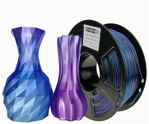 Stronghero3D PETG 3D Printer Filament 1.75mm,Multicolor,Chrome Chameleon,1kg(2.2lbs) Accuracy +/-0.05mm for ender3 Cr10 Sovol