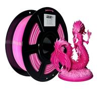 Stronghero3D PETG Flower 3D Printer Filament,Multicolor Filament,Solid,Peony Pink,PETG 1.75mm Filament,1kg，Solid Opaque with Smooth Glossy Finish