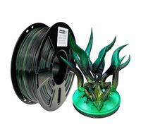 Stronghero3D PLA 3D Printer Filament 1.75mm,Galaxy Green and Black,1kg(2.2lbs) Accuracy +/-0.05mm for ender3 Cr10 Sovol