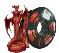 Stronghero3D PLA 3D Printer Filament 1.75mm Red (Golden Fire) Silk Gold and Galaxy Red Appearance at Interval 1kg Accuracy +/-0.05mm for Ender3 Cr10 Sovol