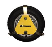 Stronghold Apex 13" - 15" Triangular Wheel Clamp Suitable for Caravans, Trailers, Horse Boxes, Vans and Motorhomes Tyre Width 175-195mm Diameter 504mm - 704mm Sold Secure Gold Standard