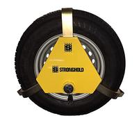 Stronghold Apex 195/55 R10 Triangular Wheel Clamp Suitable for Caravans, Trailers, Horse Boxes, Vans and Motorhomes Tyre Width 195mm Diameter 460mm - 600mm Sold Secure Gold Standard