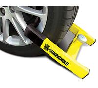 Stronghold Atlas Caravan & Trailer Wheel Clamp Fits Alloy and Steel Wheels with Tyres Up To 265 mm Wide Sold Secure Gold Standard