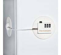 Strongholden Fridge Lock for Kids - No Keys Needed (White & Round)