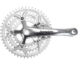 Stronglight Bicycle Components: Impact 'E' Alloy/Steel 110PCD 28/38/48 Chainset 170mm Crank- -170MM 38/48/28