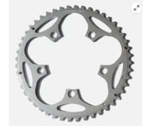 Stronglight S267030 5083 130mm PCD Road Bike MTB Chainring 9/10 Speed Silver 53T