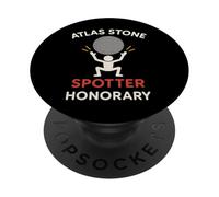 Strongman Atlas Stone Truck Pull Training Dad Fan Crew PopSockets Adhesive PopGrip