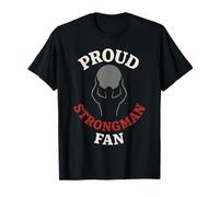 Strongman Atlas Stone Truck Pull Training Dad Fan Crew T-Shirt