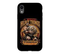Strongman Its A Calling I Move Heavy Things Stones Lifting Case for iPhone XR