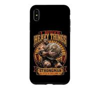 Strongman Its A Calling I Move Heavy Things Stones Lifting Case for iPhone XS Max