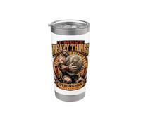 Strongman Its A Calling I Move Heavy Things Stones Lifting Stainless Steel Insulated Tumbler
