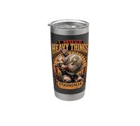 Strongman Its A Calling I Move Heavy Things Stones Lifting Stainless Steel Insulated Tumbler