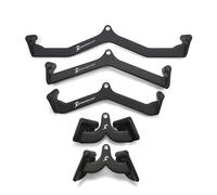 Strongology POWERPULL Cable Machine Attachment Set, Multi Grip Lat Pulldown Bar Handles for Home Gym, Back Workout Equipment for Rows, Pulldowns, Strength Training, Durable Steel Construction