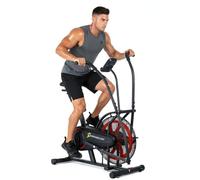 Strongology SCORPION Home Fitness Compact Assault Bike for Full Body Cardio Workout with Smooth Fan Resistance and LCD Screen