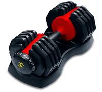 Strongology Urban25 Single Home Fitness Black Red Adjustable Smart Dumbbell from 2.5kg upto 25kg Training Weights