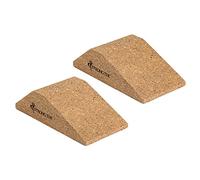 StrongTek Cork Squat Wedge Block, Non-Slip Squat Ramp, Heel Elevated Squat Block for Weight Lifting, Slant Board for Squat/Deadlift/Yoga, Enhance Squat Posture and Avoid Muscle Strain