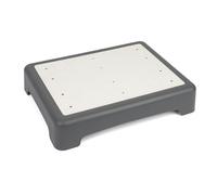 StrongTek Half Step Hocker für Erwachsene und ältere Menschen, Kunststoff Mobility Step, Ergonomischer Büro Fußhocker, 3" Höhe, rutschfest, kompakt und leicht, 350 lbs Kapazität