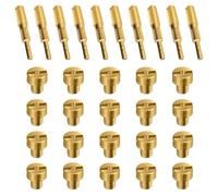 Strongthium 30 Pcs Main Jet and Pilot Slow Jet Kit for Mikuni carburetor Large Round N100.604 & VM28/486