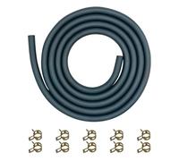 STRONGTHIUM 6mm 1/4 inch Gas Fuel Line Hose Set with 10 Pieces Fuel Clamps Compatible with Briggs & Stratton MTD Troy Bilt Cub Cadet Yardman Yard Machine Craftsman Toro Tecumseh