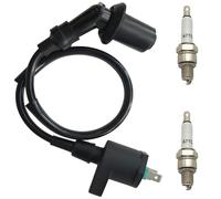 STRONGTHIUM GY6 Racing Ignition Coil and A7TC Spark Plug Kit for 50cc 110cc 125cc 150cc 4-Stroke Engine High Performance Ignition Wire for SSR 125 Pit Dirt Bike Moped Scooter ATV Go Kart