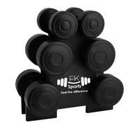 Strongway Adjustable 6 in 1 Dumbbell Straight and Curl Barbell Kettlebell Push Up Set - 20KG 30KG 40KG SETS - Weight Lifting for Home Gym