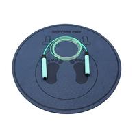 Stronrive 6mm Jump Rope Mat - 6mm TPE Fitness Indoor Outdoor Jump Rope Mat | Round Yoga Mat for Women Men Indoor Outdoor, Shock Absorbing Soundproof for Beginner