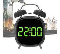 Stronrive Alarm Clocks - Loud Digital Clock,Portable Timer Machine with Led Light for Office Travel Living Bed Home Nursery