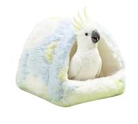 Stronrive Bird Bed for Cage - Winter Thermal Plush Bird Nest - Canary Snuggle Cave | for Parrot Parakeet Cockatiel Conure Canary Caique Hummingbird