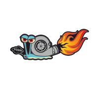 Stronrive Creative Car Stickers, Funny Snail Car Stickers Waterproof Motocross PSSHH Cute Snails Safety Dive Sticker, Car Decor for SUV Truck Bicycle