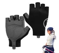Stronrive Cycling Gloves for Men - Cycling Gloves - Non-slip Shock Absorption Lightweight Half-finger Mitten for Teen Gym Skiing Weightlifting Motorcycle Hot Weather