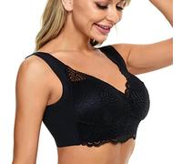 Stronrive Lifting Bra, Lift Stretch Seamless Sexy Bra, Lift Wireless Bra, Full-Coverage Wireless Bra for Daily Wear, Sleep, Sports, Fitness, Yoga, Pregnancy, After Surgical Black