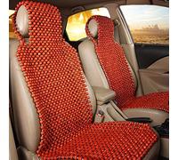 Stronrive Natural Wood Beaded Seat, Massaging Cool Cushion For Cars Cooled Beaded Car Seat Covers, Premium Quality For Car Truck (Front Seat)