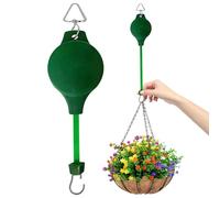 Stronrive Retractable Plant Hanger Pull Down | Adjustable Heavy Duty Planter Holder,Retractable Plant Pulley,for Grow Lights Flower Pots Bird Feeders Outdoor Indoor Balcony Porch Yard