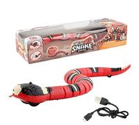 Stronrive Smart Sensing Snake Toy, Cat Toys Snake Interactive Toy, USB Rechargeable,Automatically Sense Obstacles And Escape, Realistic S-Shaped Moving Electro-Smart Sensing Snake Toy