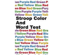 Stroop Color and Word Test (SCWT): Stroop Test for All Ages: Sharpen Mind, Increase Processing Speed, and Refresh Memory Skills