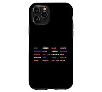 Stroop Test - Psychology, Neuroscience Geek, Nerd, Brain Case for iPhone 11 Pro