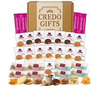 Stroopwafels & Shortbread Biscuit Hamper Gift Set with Hot Chocolate - Assorted Biscuits Shortbread & Wafers - Afternoon Tea Treats Box - Biscuit & Chocolate Hamper Gift for Women & Men