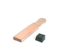 strop for sharpening 280mm Long Handle Leather Strop Knife Razor Sharpener Honing Polishing Kit for Blades for Barber Folding Knives Sharpening and Polishing(Type 1)