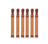 strop for sharpening Sharpening Strap Barber Straight Razor Shave Sharpener Knives Polishing Belt for Barber Folding Knives Sharpening and Polishing(Leather 6 pcs)