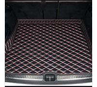 StRoux Car Boot Mats for Toyota GR Yaris 2020-2024, Custom Leather Rear Trunk Protector Pad Cargo Tray Anti-Slip Waterproof Luggage Mat Protector Liners Accessories,B/Black-Red