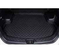 StrOux Car Leather Boot Liner Mat for Audi S3 2020-2024, Tailored Rear Trunk Cargo Tray Luggage Carpet Anti Scratch Anti Slip Protector Pad Accessories Interior,Black