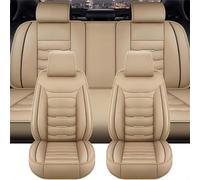 StrOux Full Set Car Seat Covers For Land Rover Defender 110/130 L663 2020-2024, 5 Seats Leather Front Rear Seat Covers Waterproof Breathable Protector Airbag Compatible Interior Accessories